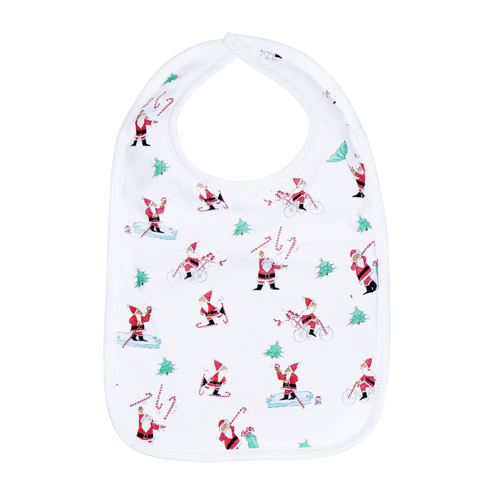 candy cane santa bib