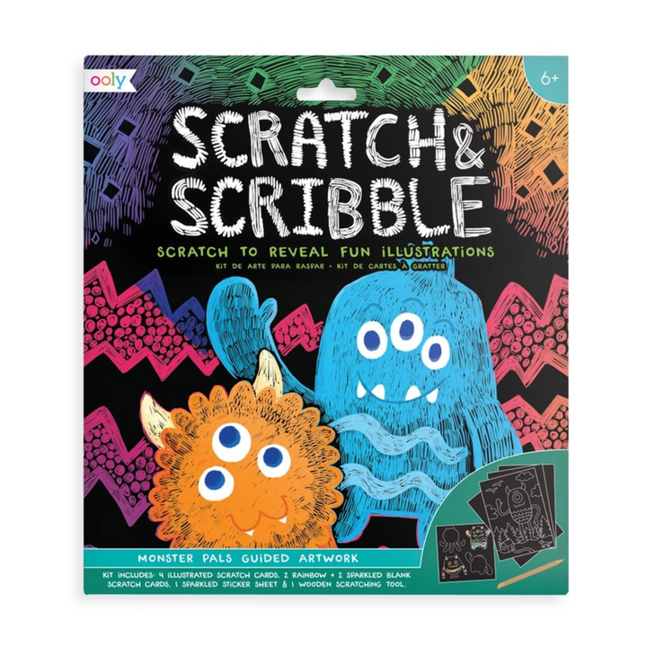 Scratch & Scribble - Monster Pals front