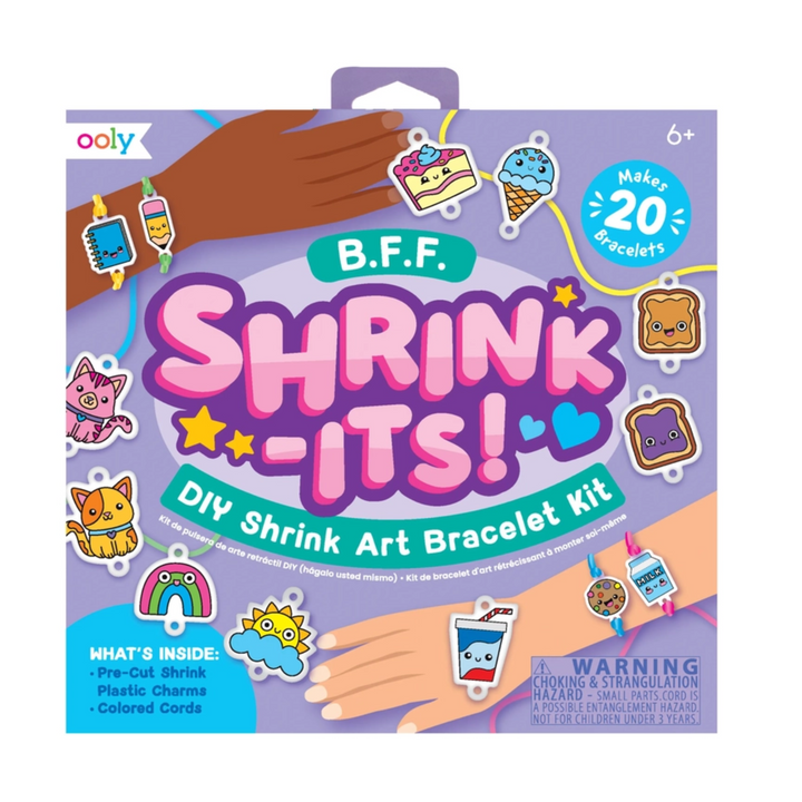 Shrink-Its! D.I.Y. Shrink Art Bracelets Kit - B.F.F. front