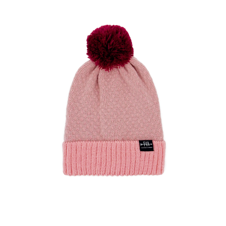 Sierra Beanie in Rose front