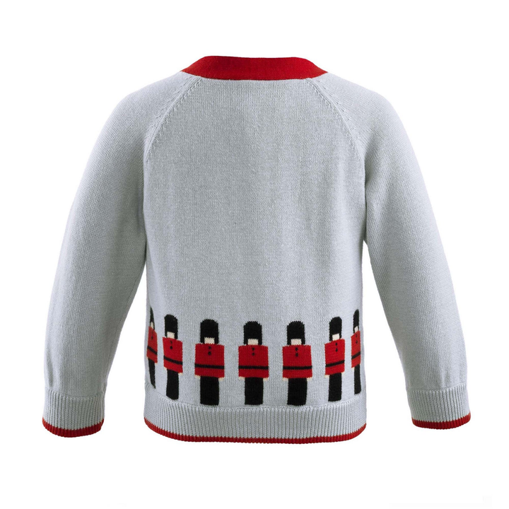 Soldier Intarsia Cardigan back