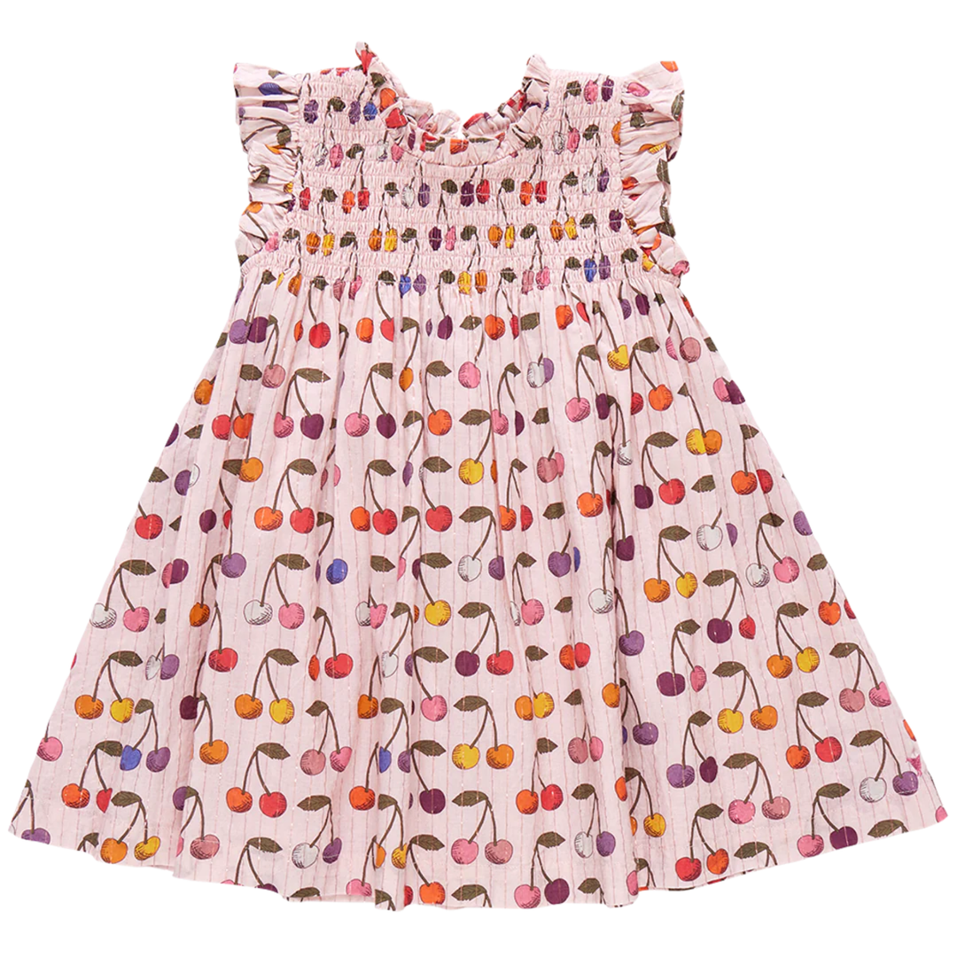 Stevie Dress - Cloud Pink Cherry front