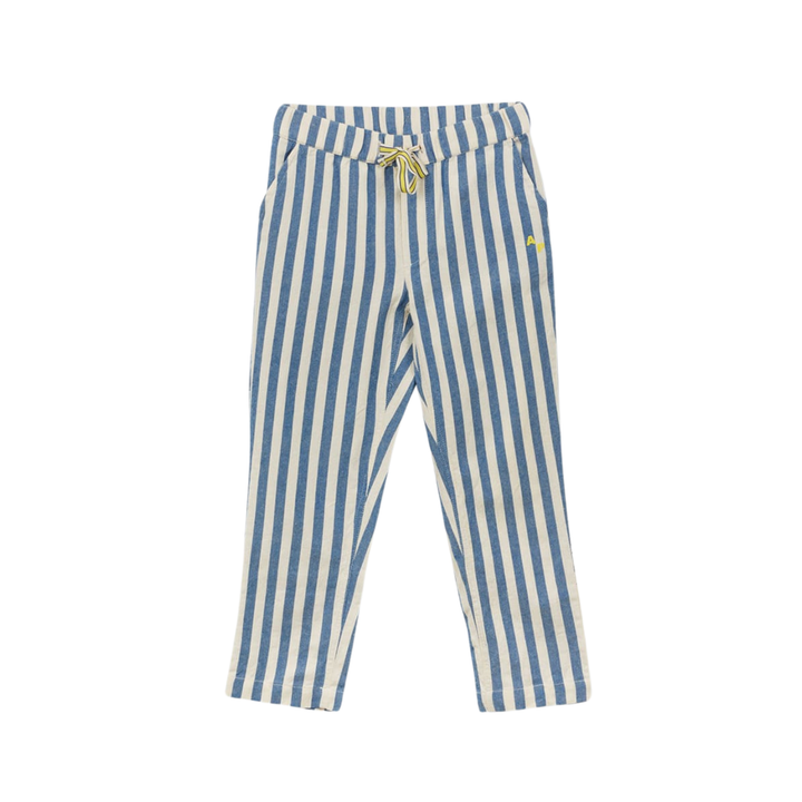 Trousers in Cobalt Stripe front