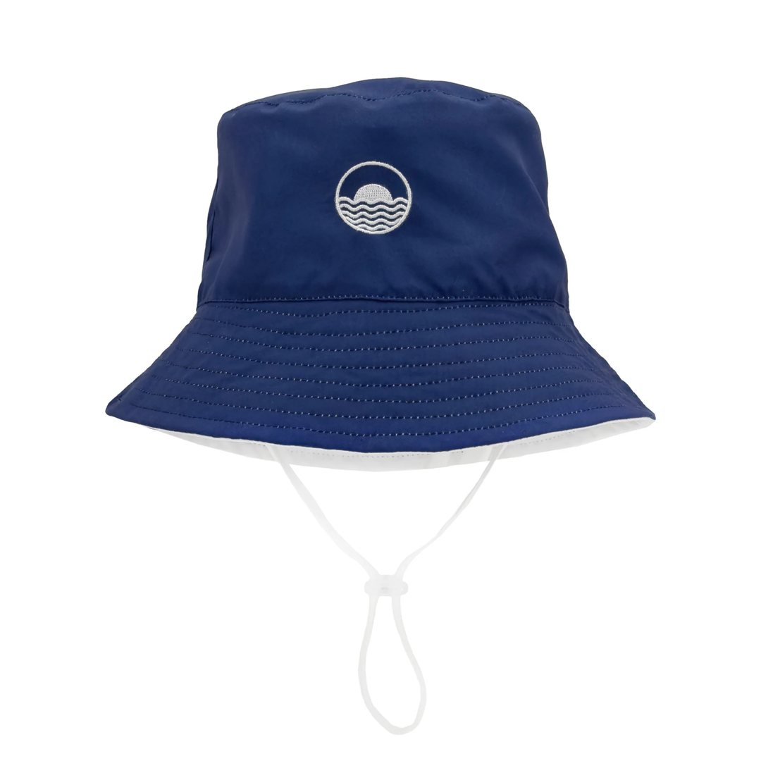 Suns Out Reversible Bucket Hat in Twilight front