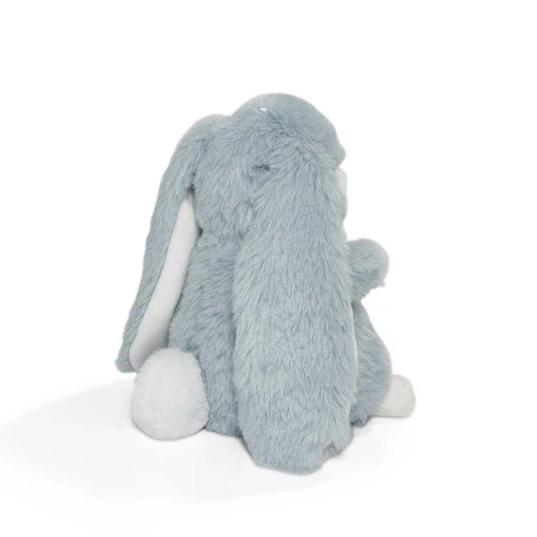 Tiny Nibble Bunny in Stormy Blue back