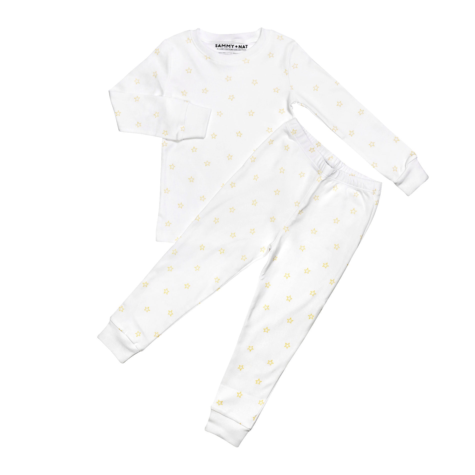 Baby Boy Pajamas | Pima Cotton Sleepwear | Tiny Stars Set – Sammy + Nat