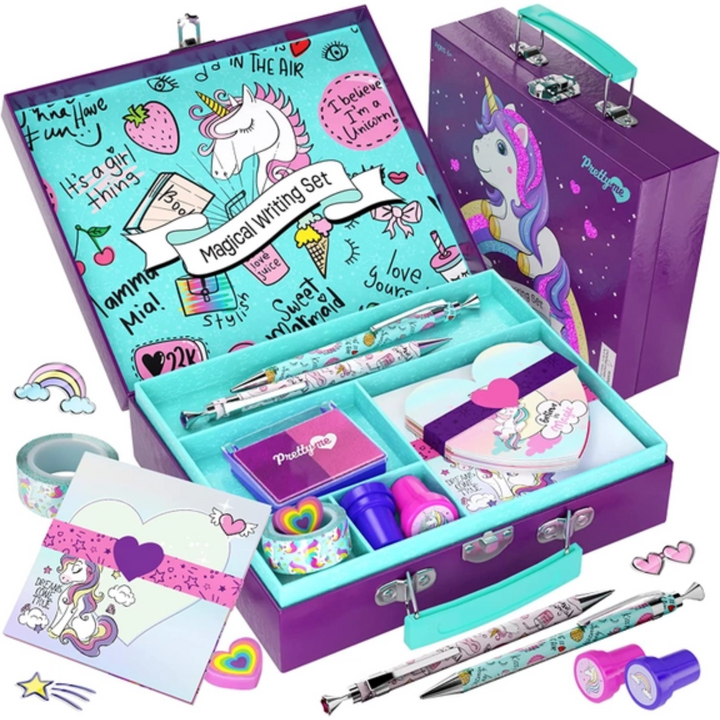 Unicorn Stationery Letter Writing Kit front