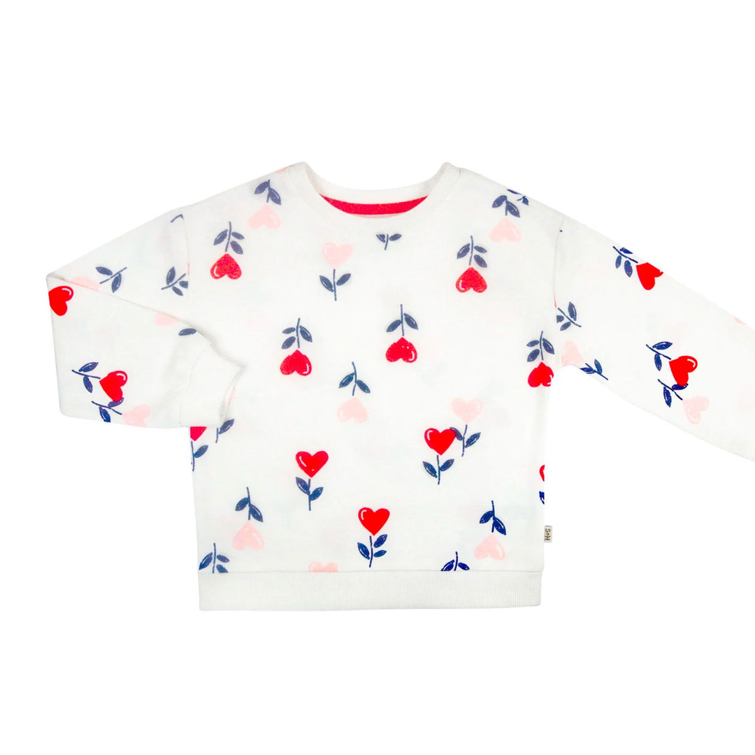 Frankie Sweatshirt in Heart Garden