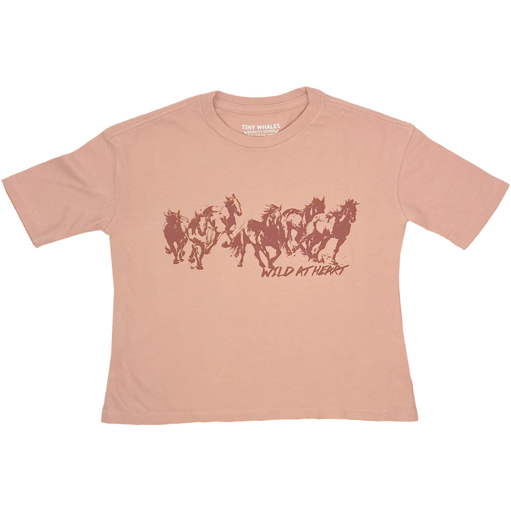 Wild At Heart Super Tee in Blush