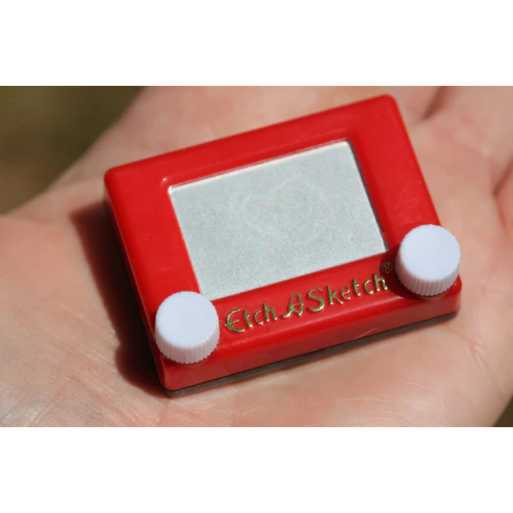 World's Smallest Etch a Sketch actual size