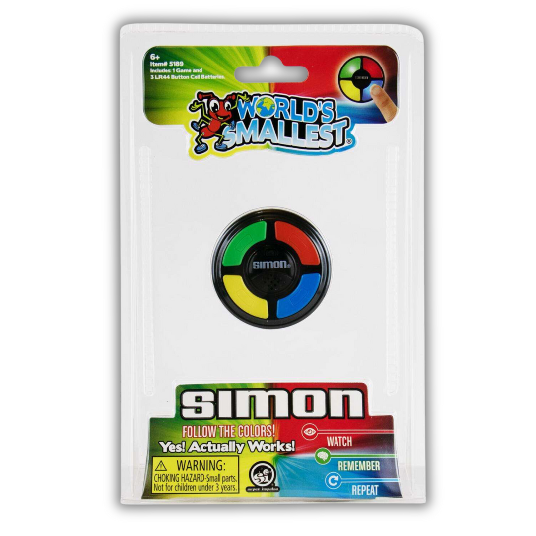 Worlds Smallest Simon front