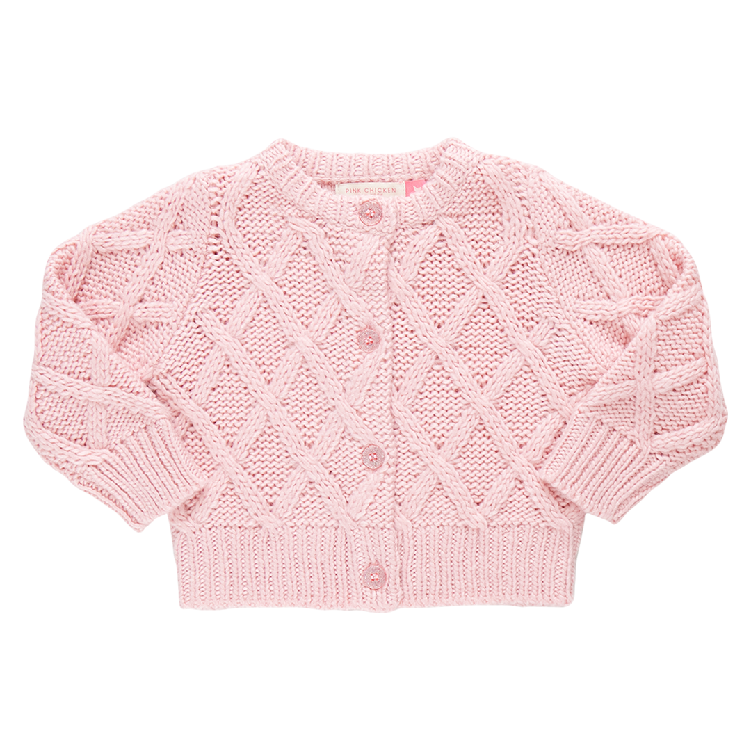 Baby Katrina Sweater - Pink front