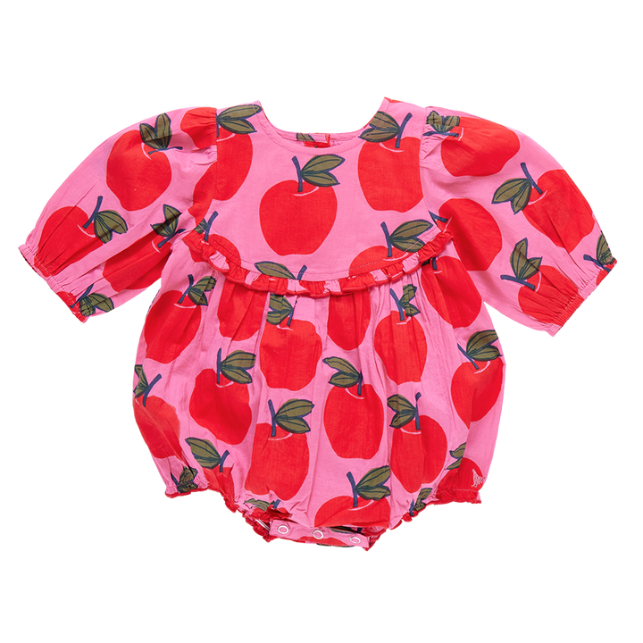 Baby Rowan Bubble - Pink Apples front