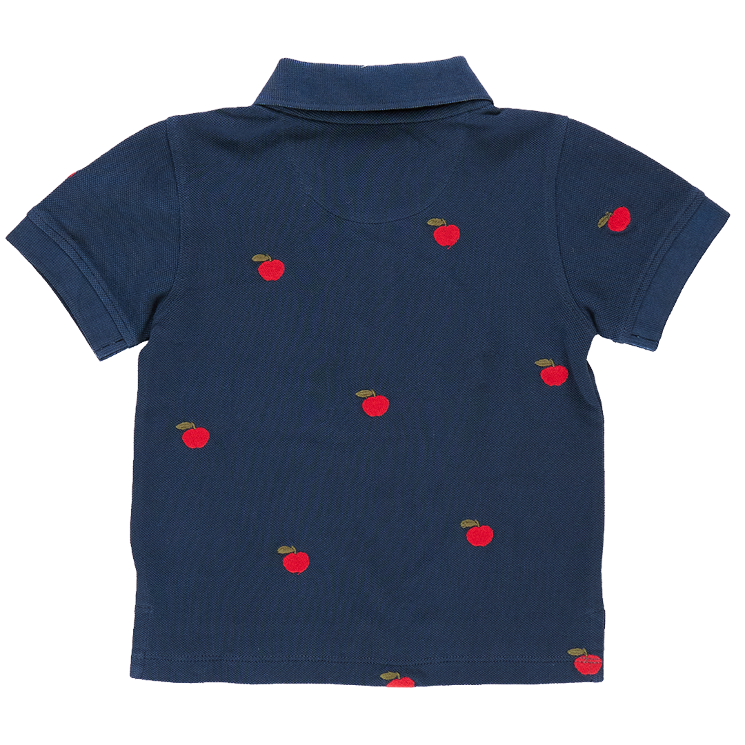 Alec Shirt - Apples Embroidery back