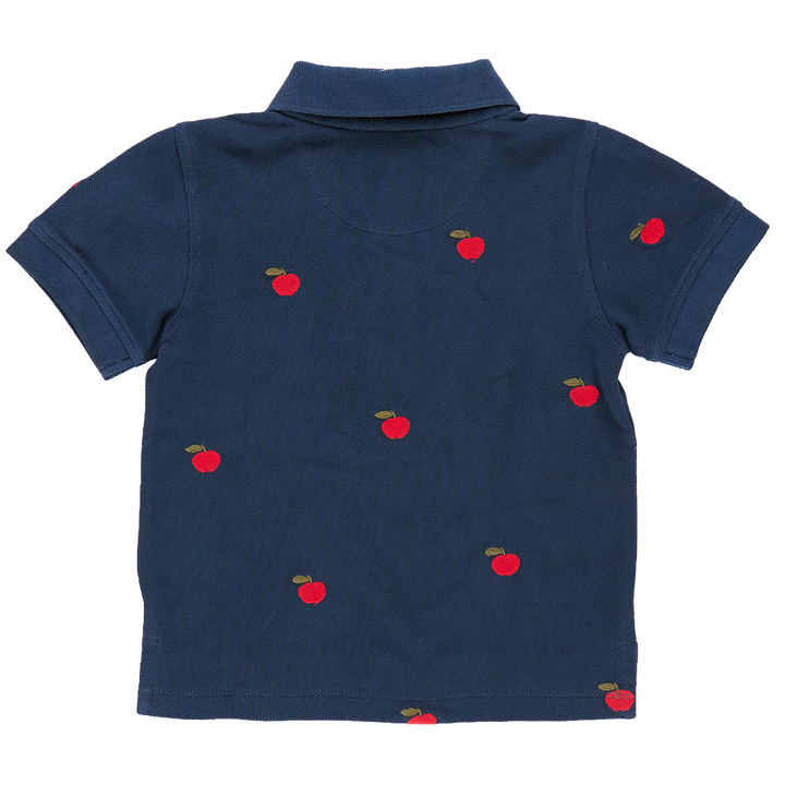 Alec Shirt - Apples Embroidery back