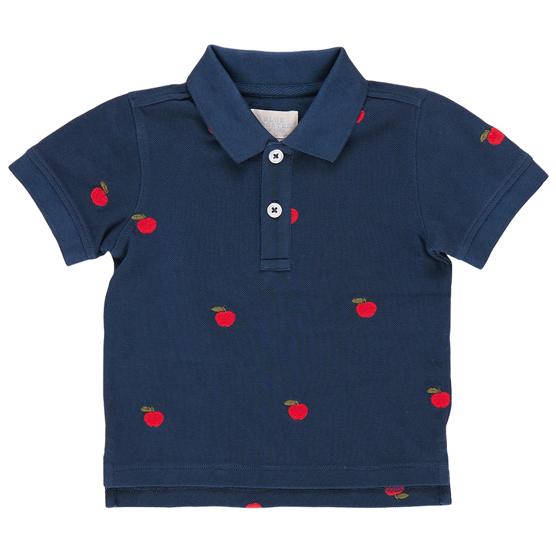 Alec Shirt - Apples Embroidery front