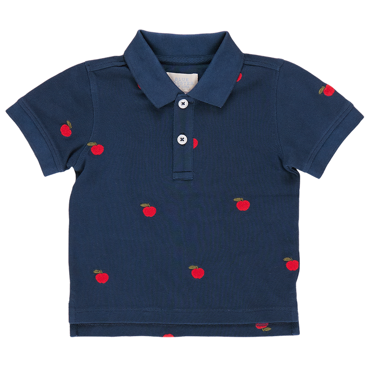 Alec Shirt - Apples Embroidery front