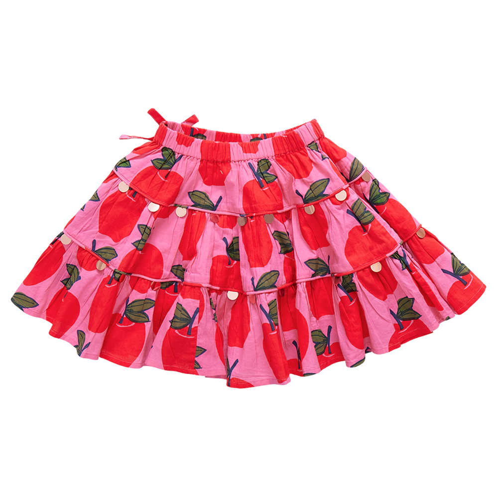 Allie Skirt - Pink Apples back