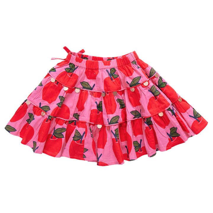 Allie Skirt - Pink Apples back