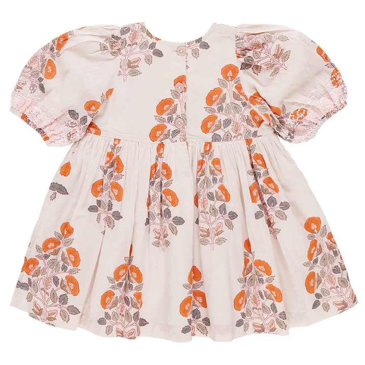 Evelyn Dress - Cloud Bouquet Floral back