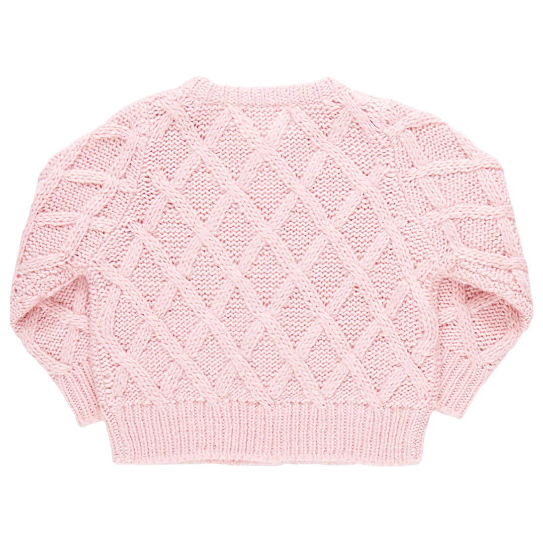 Katrina Sweater - Pink back