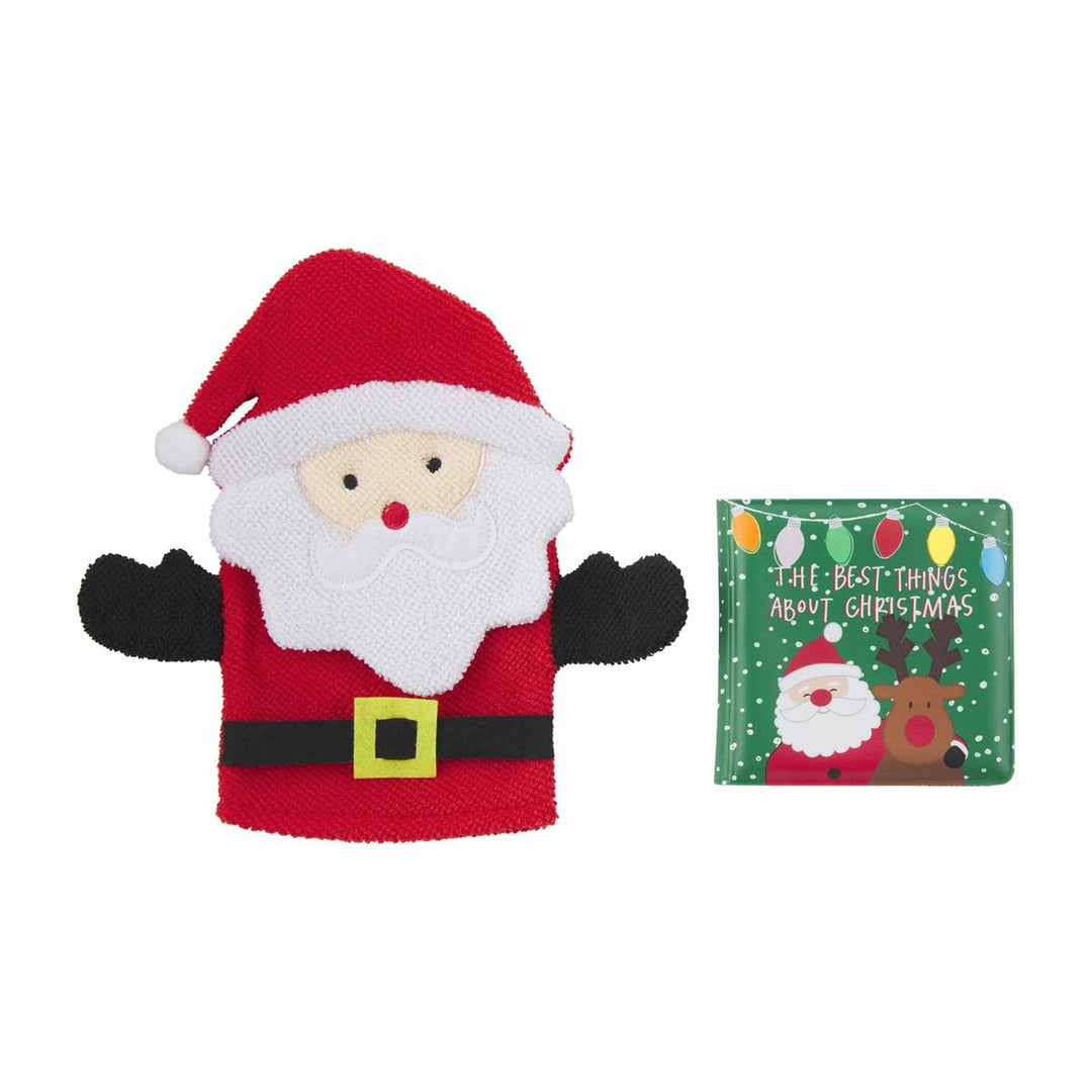 Santa Bath Book and Mitt