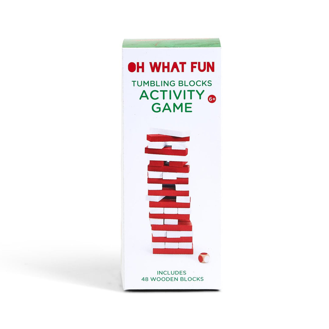 Oh, What Fun! Holiday Tumbling Blocks Activity Game