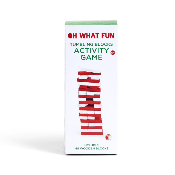 Oh, What Fun! Holiday Tumbling Blocks Activity Game