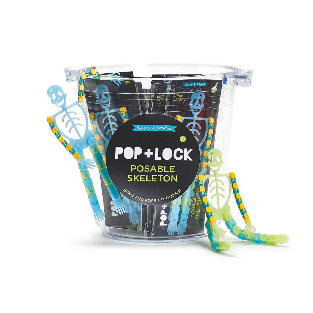 Pop & Lock Posable Glow Skeleton