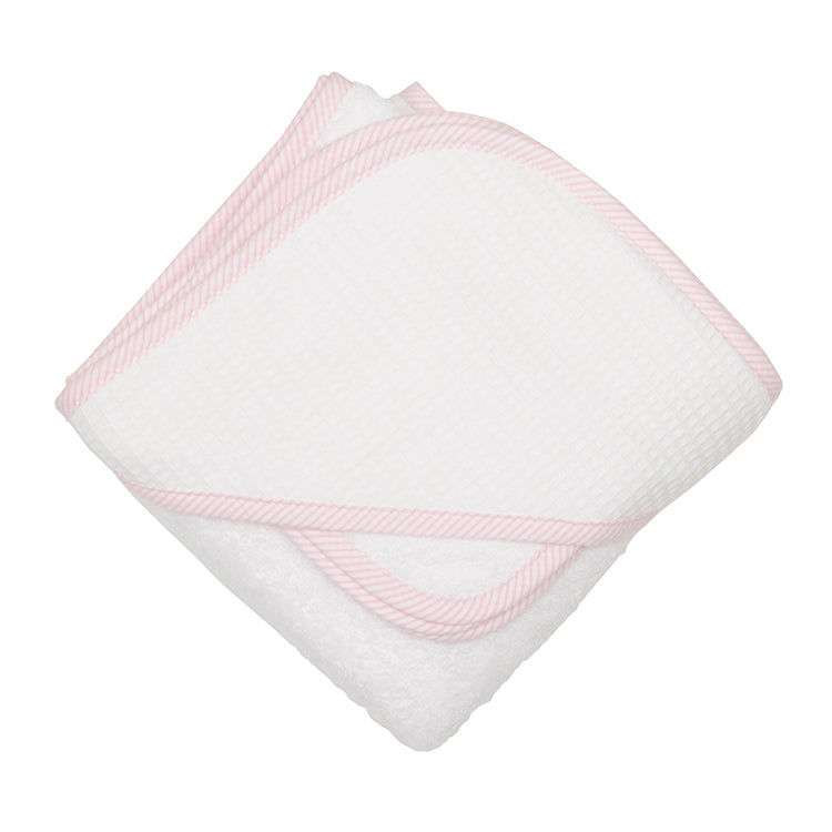 pink hooded towel