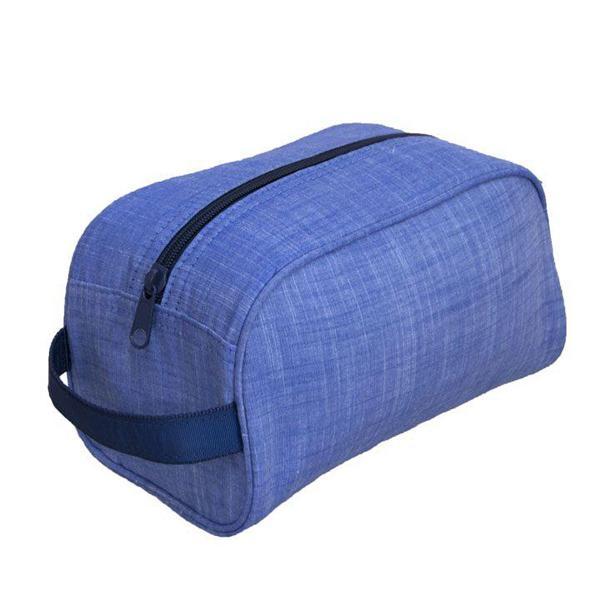 blue travel bag