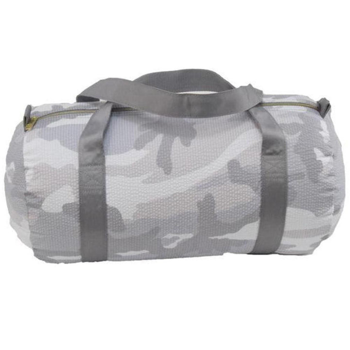 Seersucker Duffle Bag in Snow Camo