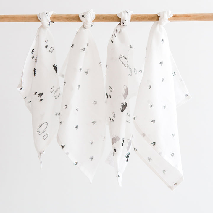 Adventure Bears Organic Baby Handkerchiefs