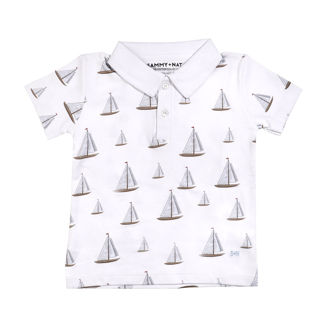 Set Sail Sailboat Polo Tee