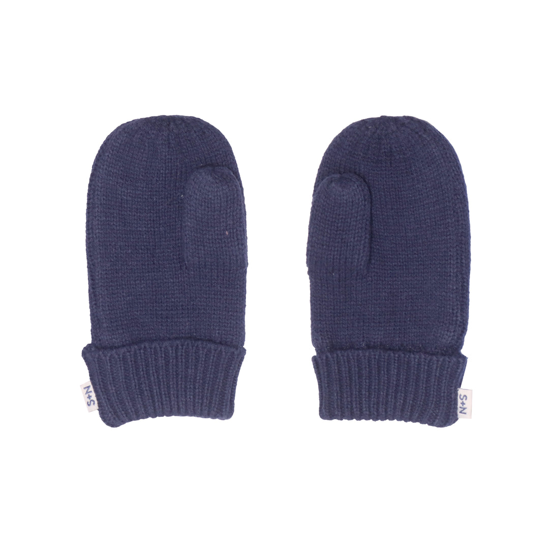 navy mittens