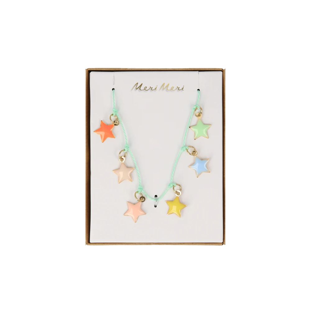 Enamel Star Necklace