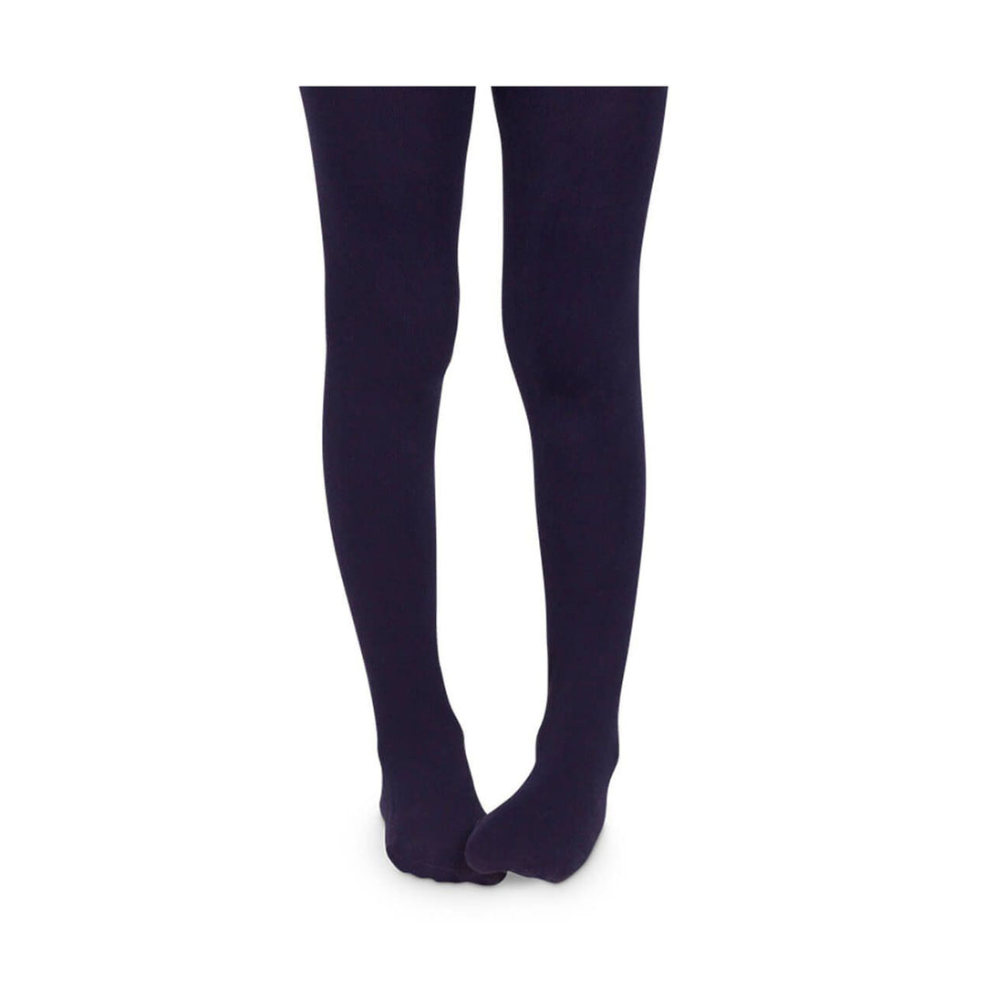 Pima Cotton Tights in Navy