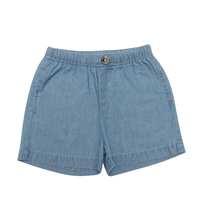 chambray boys shorts