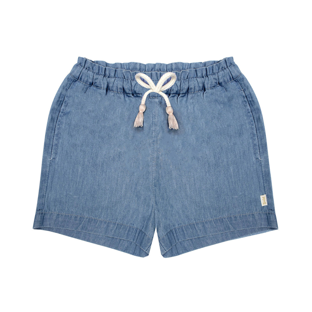 girls chambray shorts