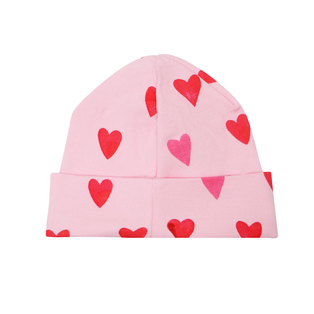 heart receiving hat