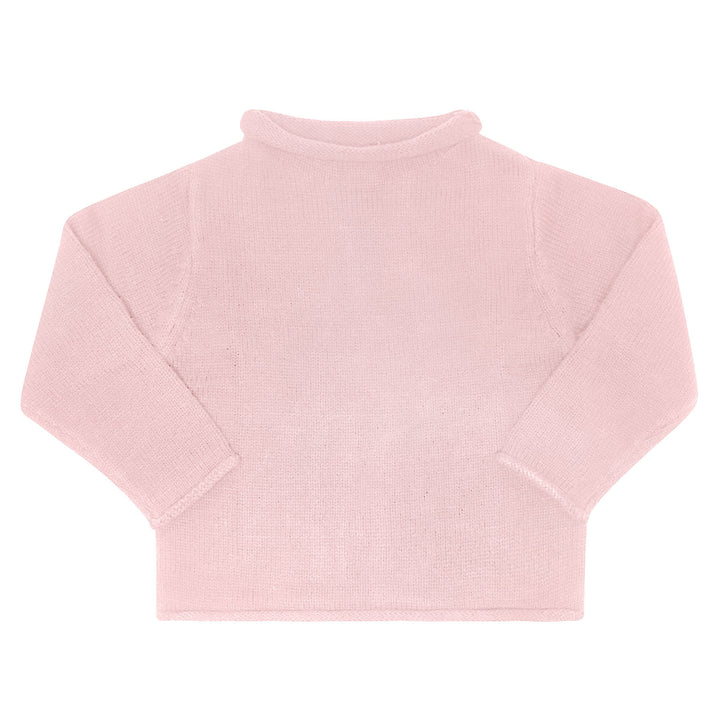 Rollneck Sweater in Ballet Slipper