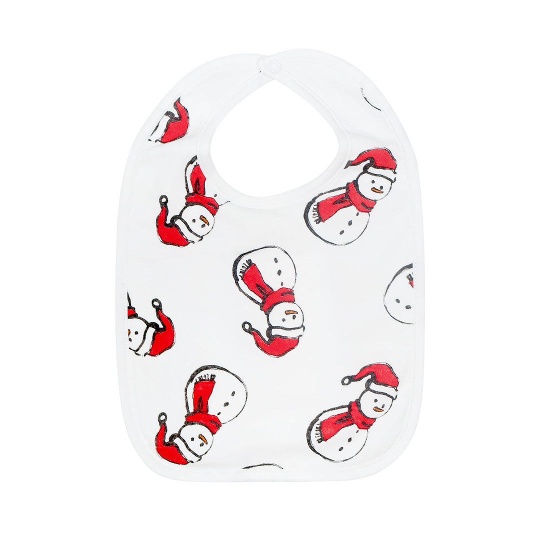 Snowman Bib