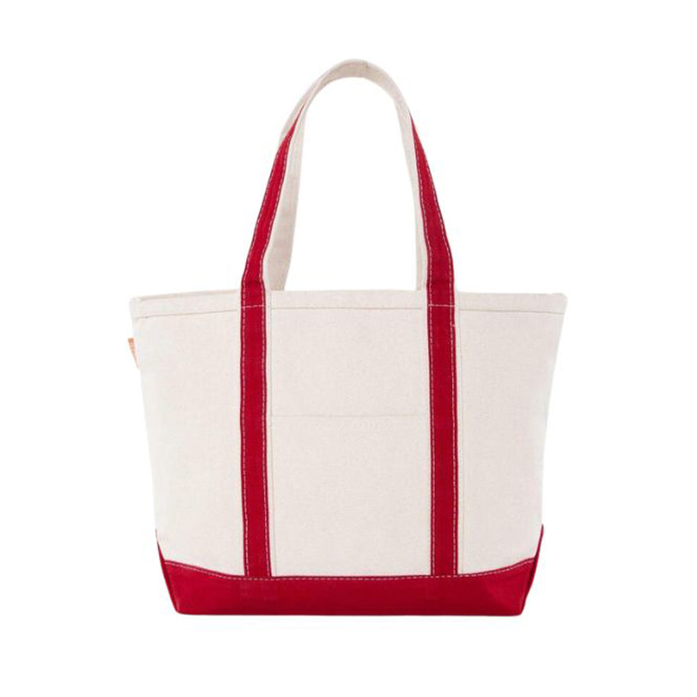 medium tote in red