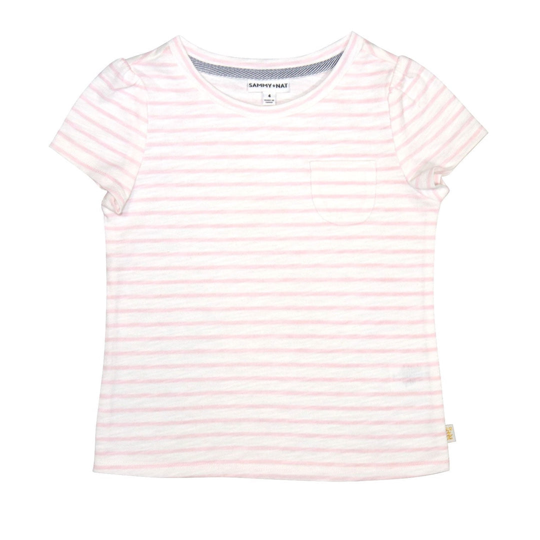 pink stripe shirt