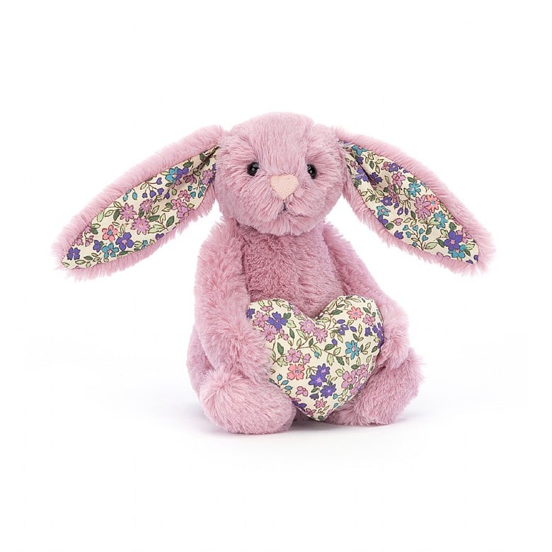 Kawaii Bling Bling Eyes Ribbon Bunny Rabbit Plush - Peachymart