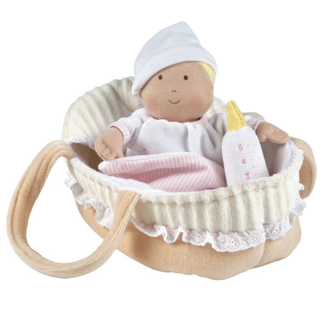 Baby Grace  with Carry Cot, Bottle & Blanket