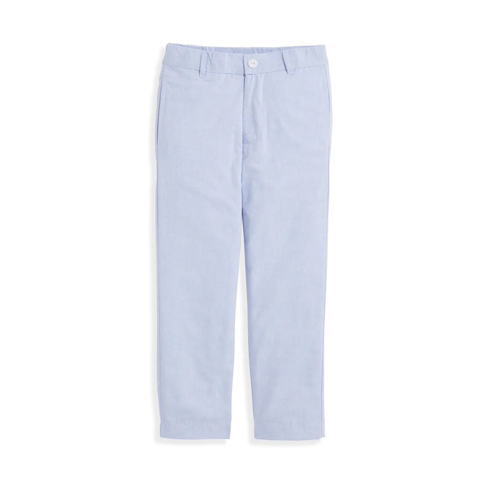 Boy's Suiting Pant in Blue Chambray