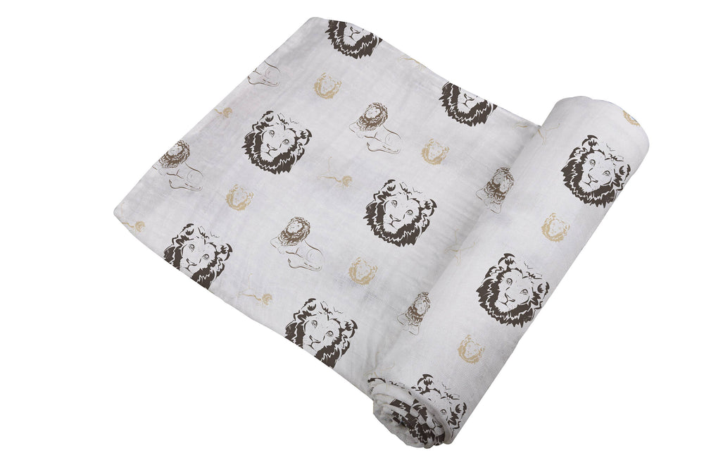 Hear Me Roar Lion Swaddle lion design