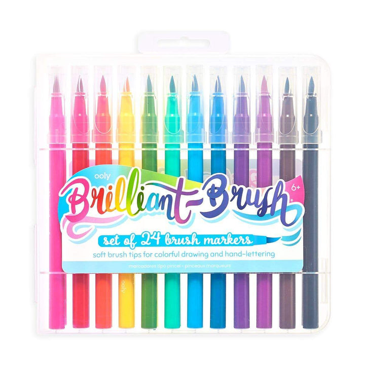 Brilliant Brush Markers - 24 pack