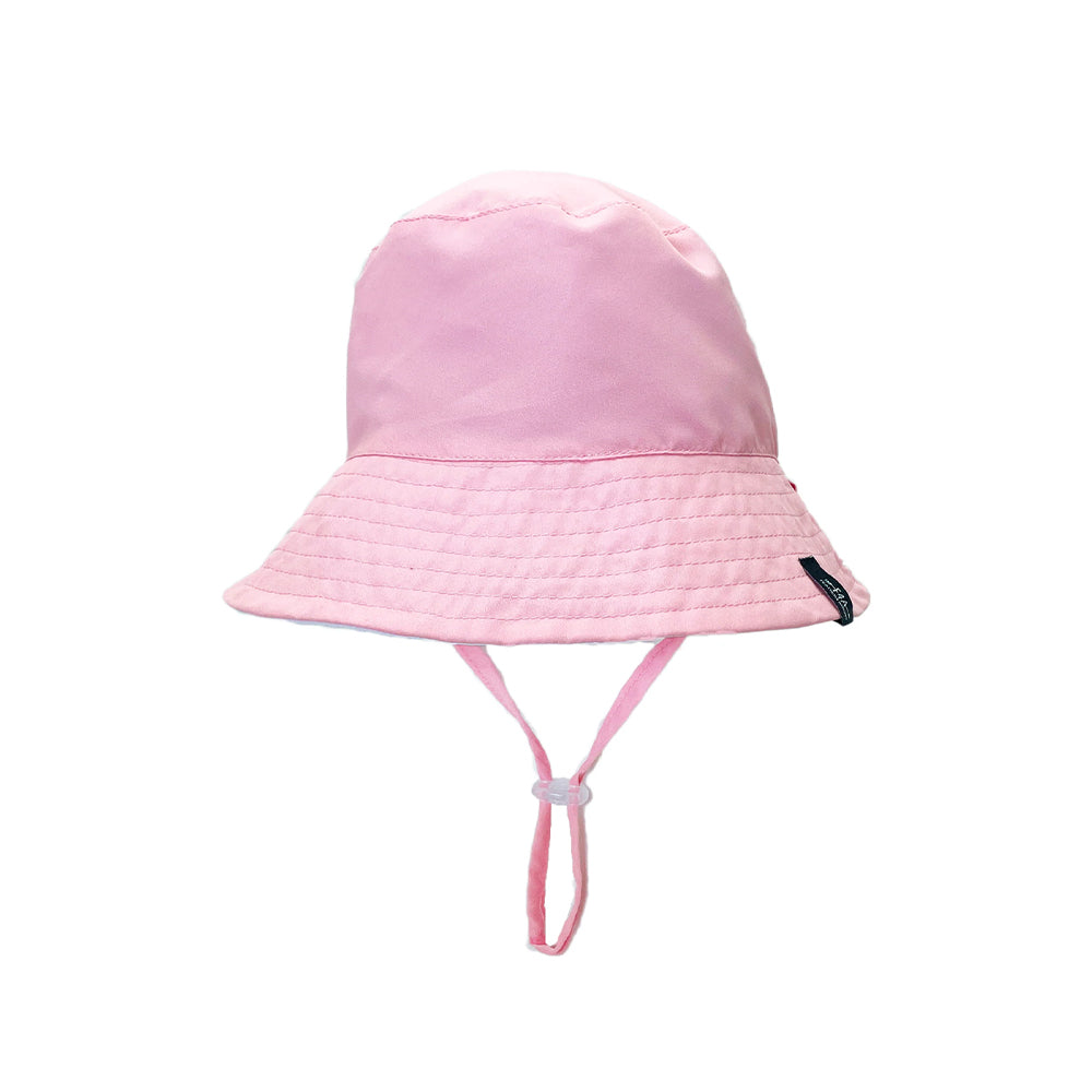 Suns Out Reversible Bucket Hat in Fairy Tale Pink